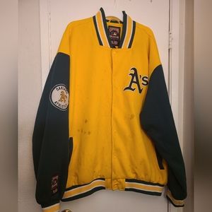 COOPERSTOWN COLLECTION Mens Oakland A's Jacket